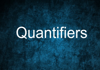 Quantifiers