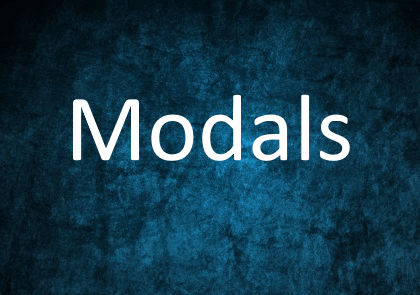 Modals