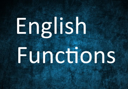 English Functions