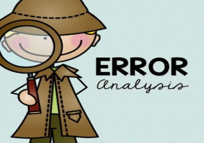 error analysis