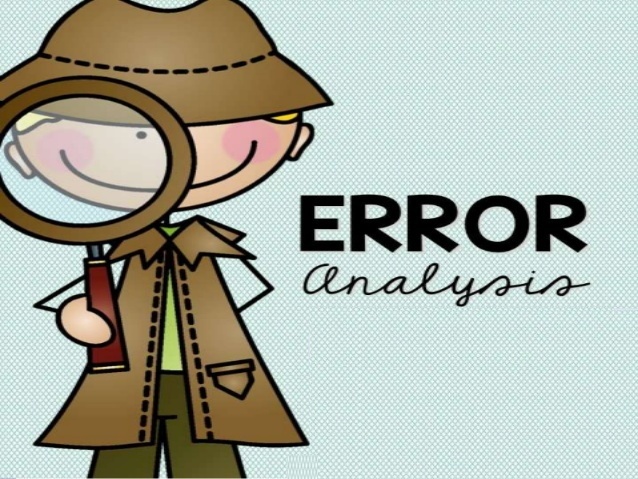 error analysis