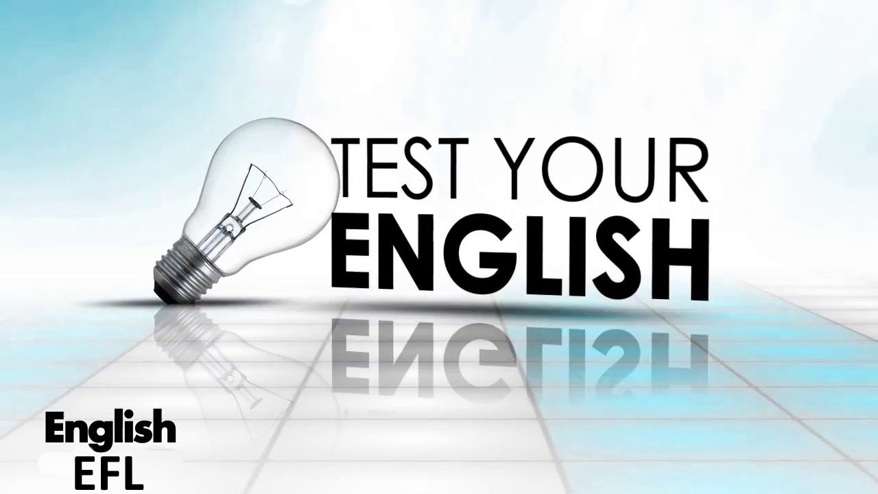 Тест проверить английский